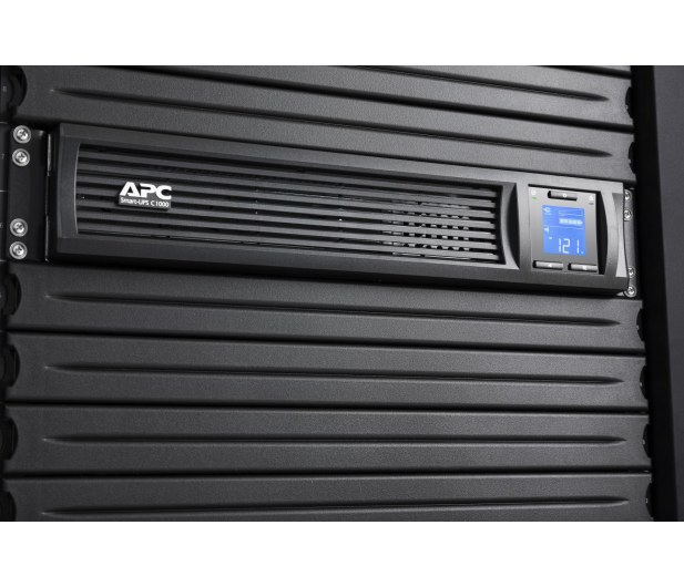 APC Smart UPS C (1000VA/600W, 4x IEC, AVR, Rack) - 490523 - zdjęcie 9